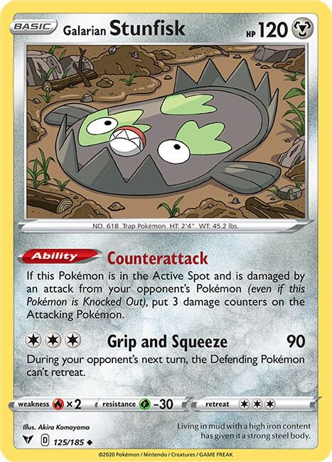 Galarian Stunfisk [SWSH04: Vivid Voltage] 125/185
