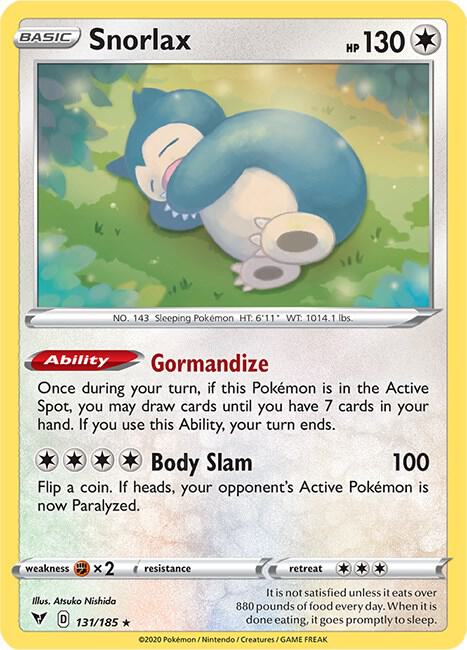 Snorlax [SWSH04: Vivid Voltage] 131/185