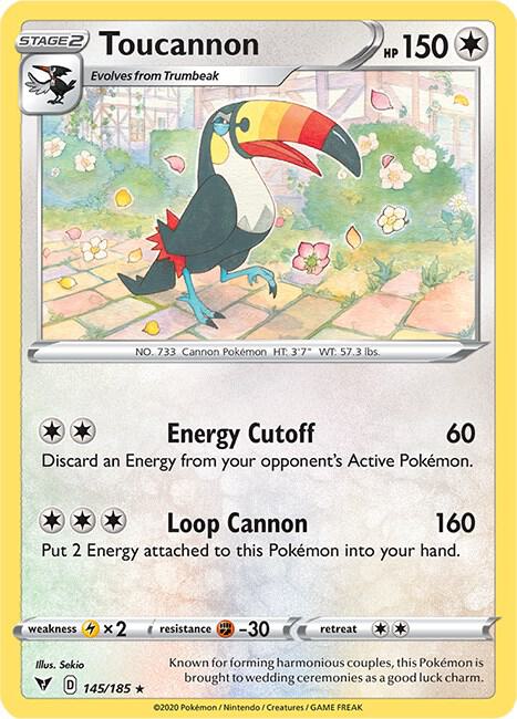 Toucannon [SWSH04: Vivid Voltage] 145/185
