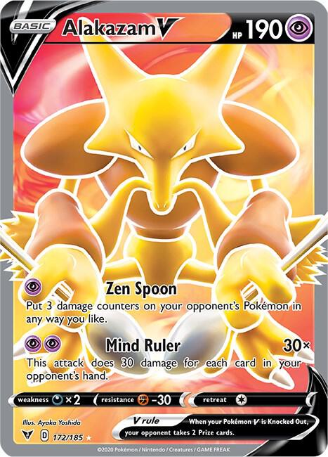 Alakazam V (Full Art) [SWSH04: Vivid Voltage] 172/185