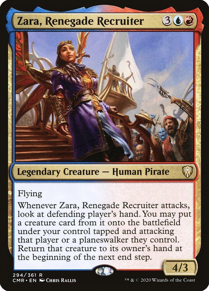 Zara, Renegade Recruiter [Commander Legends] 294