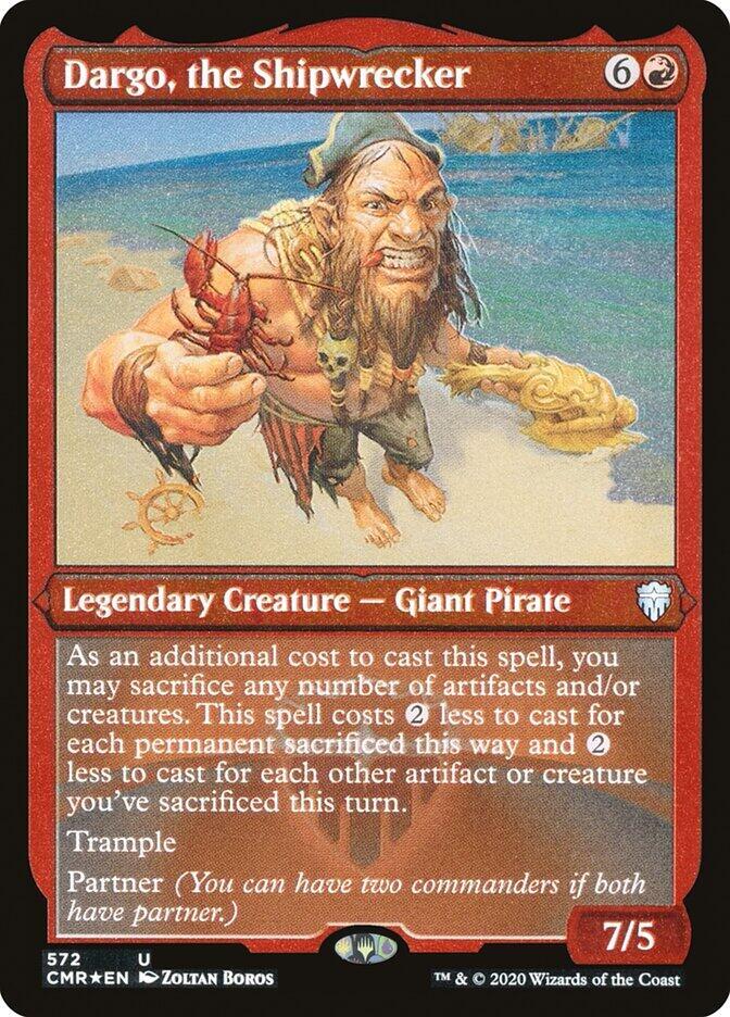 Dargo, the Shipwrecker (Foil Etched) [Commander Legends] 572