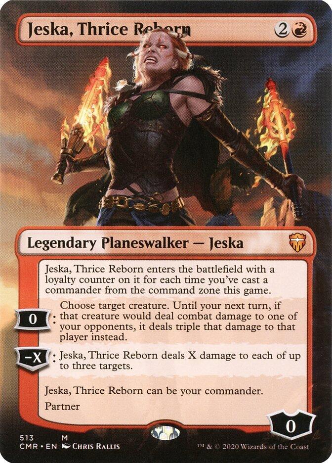 Jeska, Thrice Reborn (Borderless) [Commander Legends] 513