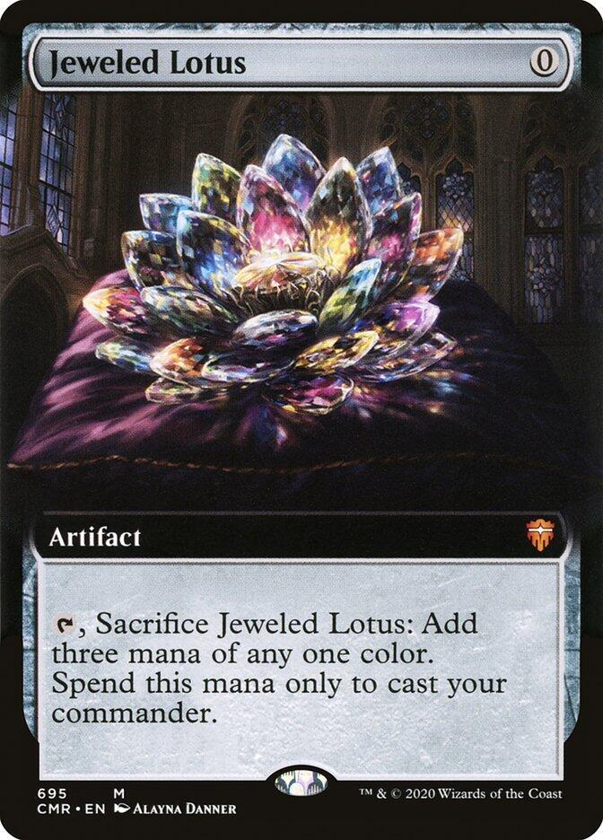 Jeweled Lotus (Extended Art) [Commander Legends] 695