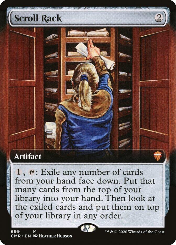 Scroll Rack (Extended Art) [Commander Legends] 699