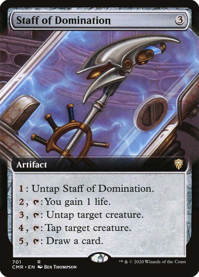 Staff of Domination (Extended Art) [Commander Legends] 701