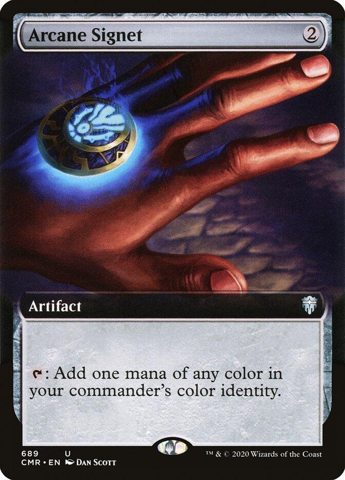 Arcane Signet (Extended Art) [Commander Legends] 689