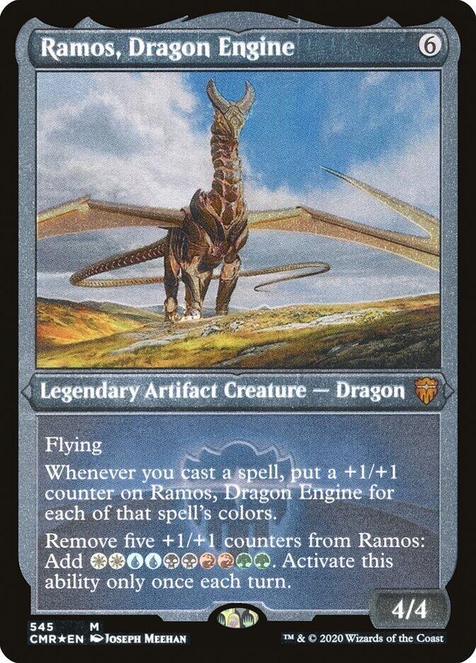 Ramos, Dragon Engine (Foil Etched) [Commander Legends] 545