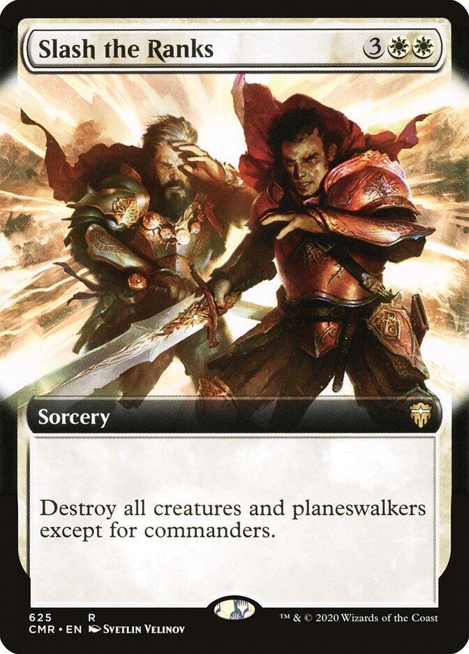 Slash the Ranks (Extended Art) [Commander Legends] 625