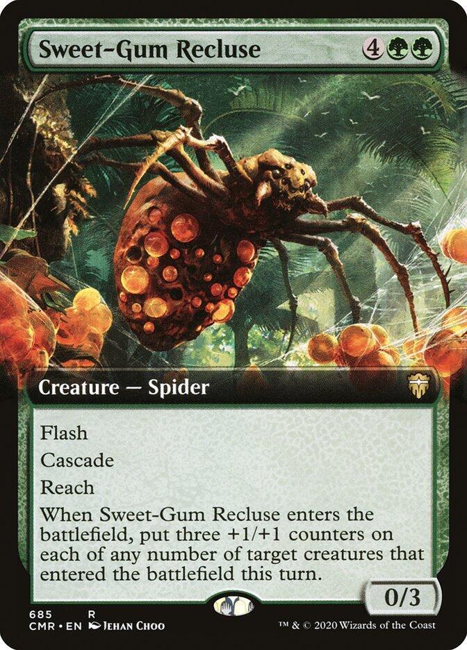 Sweet-Gum Recluse (Extended Art) [Commander Legends] 685