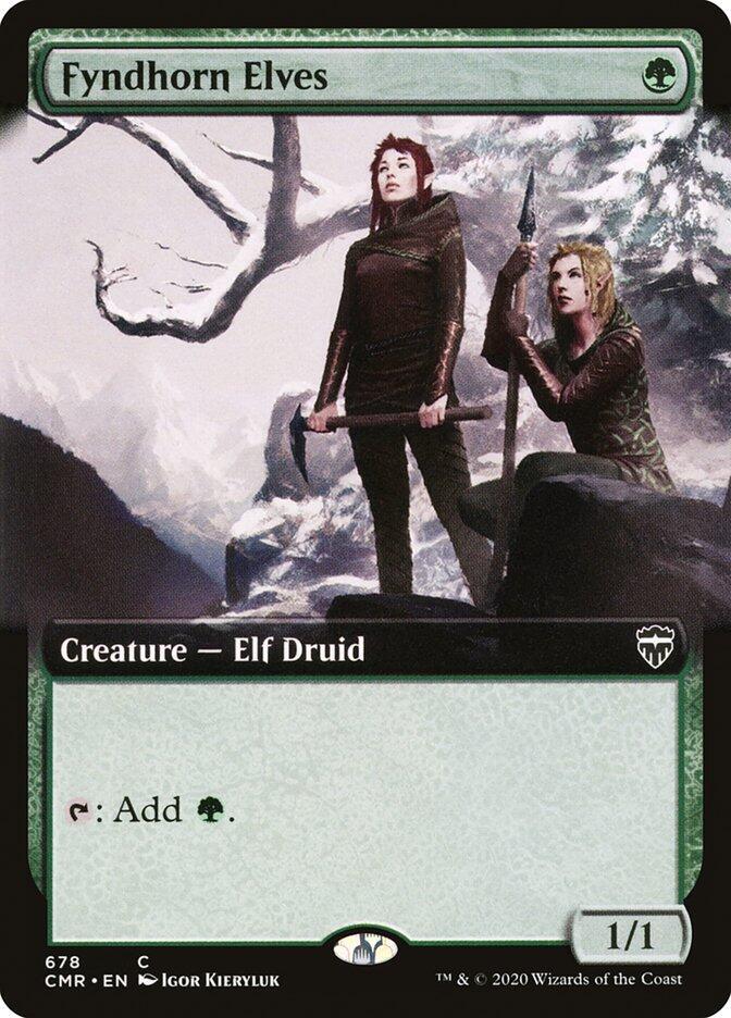 Fyndhorn Elves (Extended Art) [Commander Legends] 678