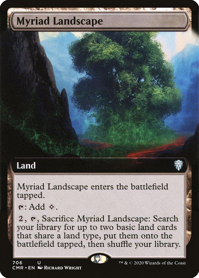 Myriad Landscape (Extended Art) [Commander Legends] 706