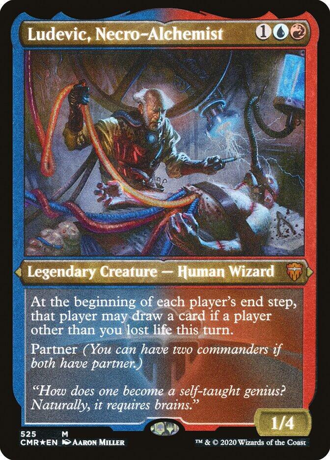 Ludevic, Necro-Alchemist (Foil Etched) [Commander Legends] 525