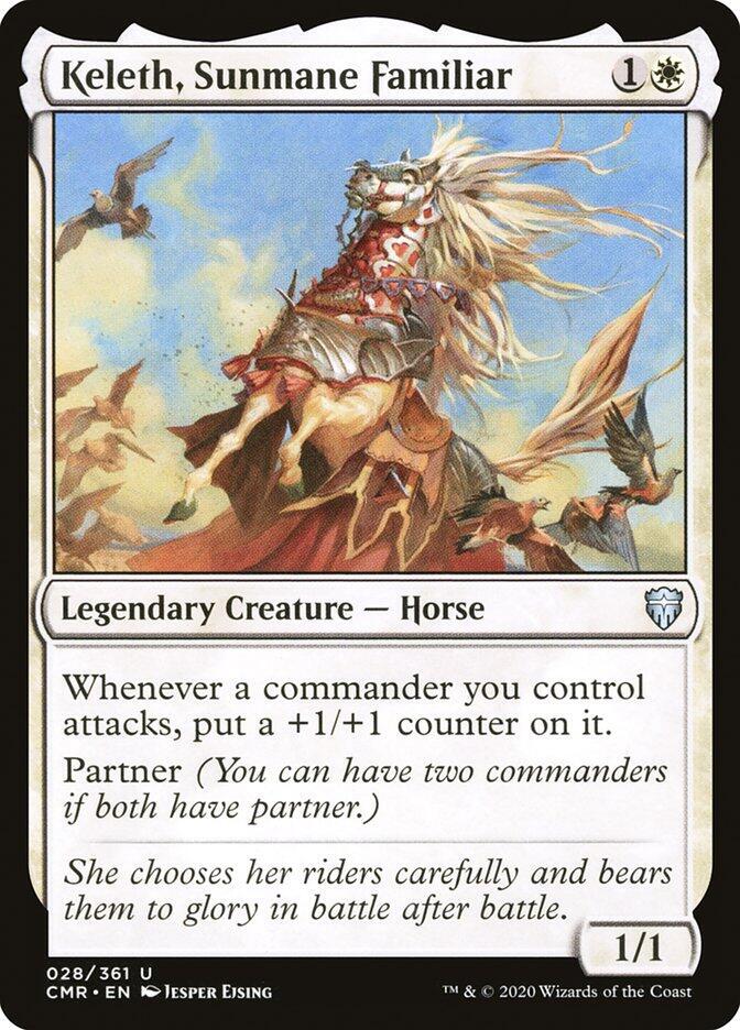 Keleth, Sunmane Familiar [Commander Legends] 28
