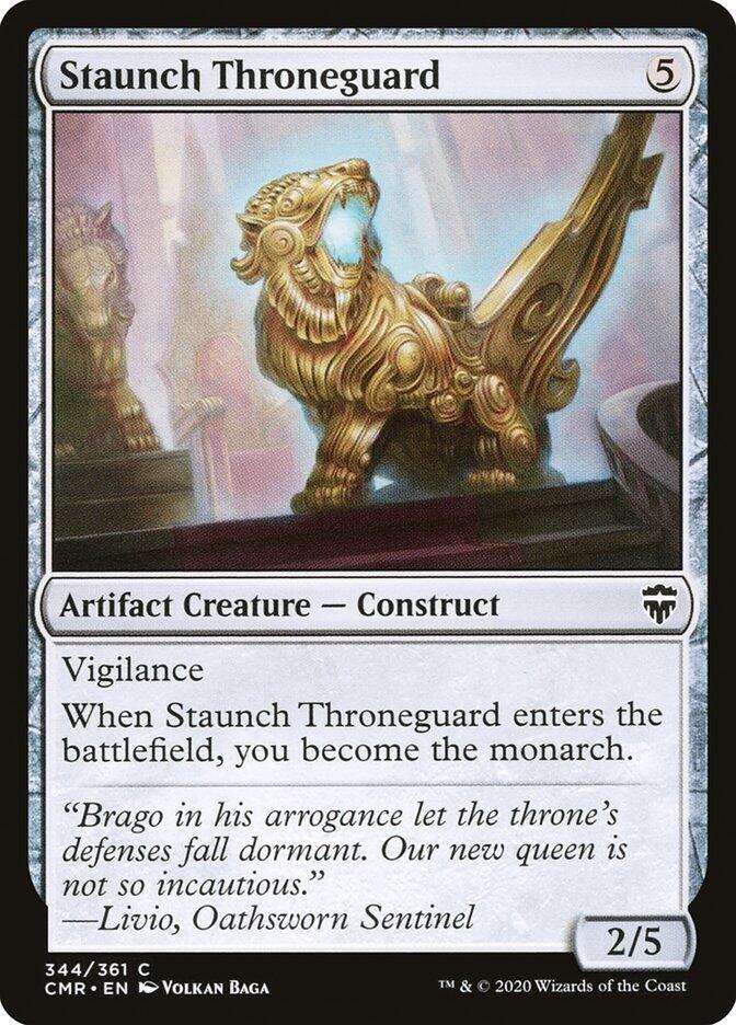 Staunch Throneguard [Commander Legends] 344