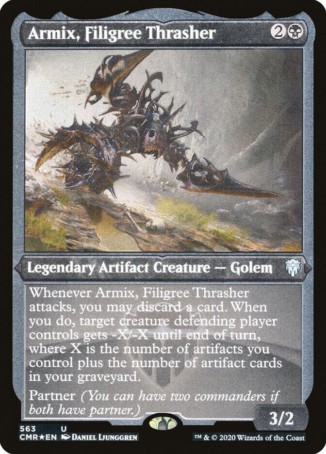 Armix, Filigree Thrasher (Foil Etched) [Commander Legends] 563