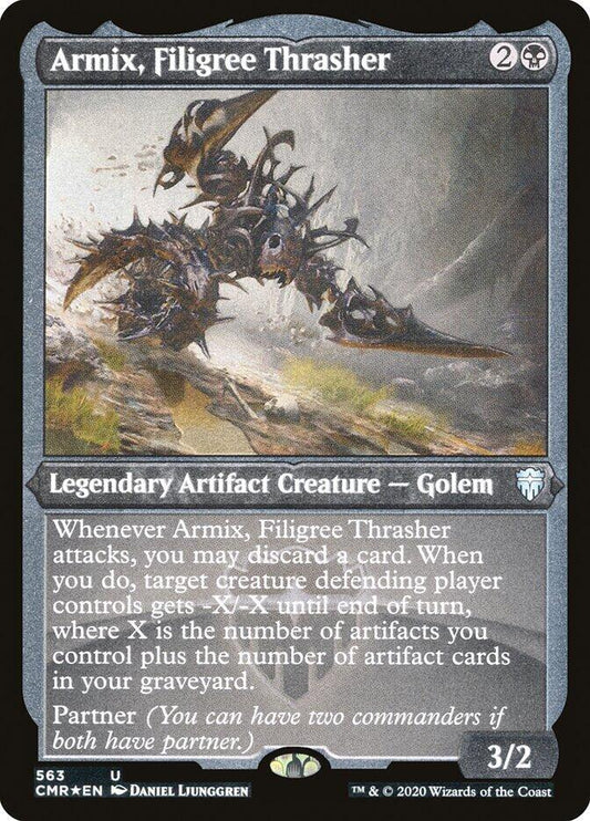Armix, Filigree Thrasher (Foil Etched) [Commander Legends] 563