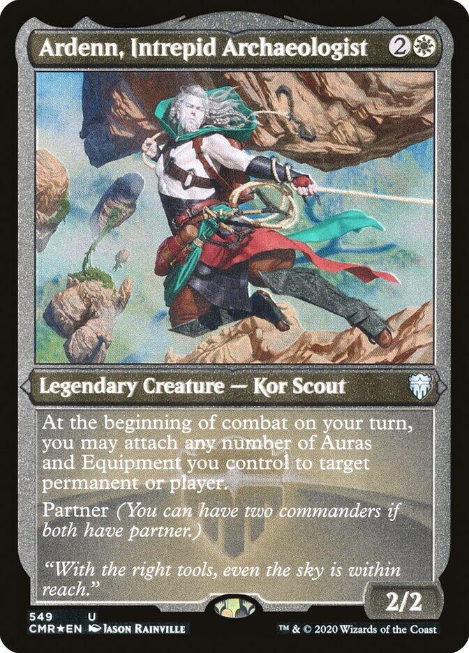 Ardenn, Intrepid Archaeologist (Foil Etched) [Commander Legends] 549