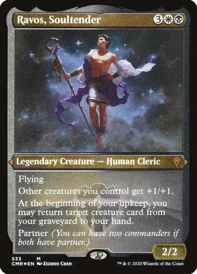 Ravos, Soultender (Foil Etched) [Commander Legends] 533