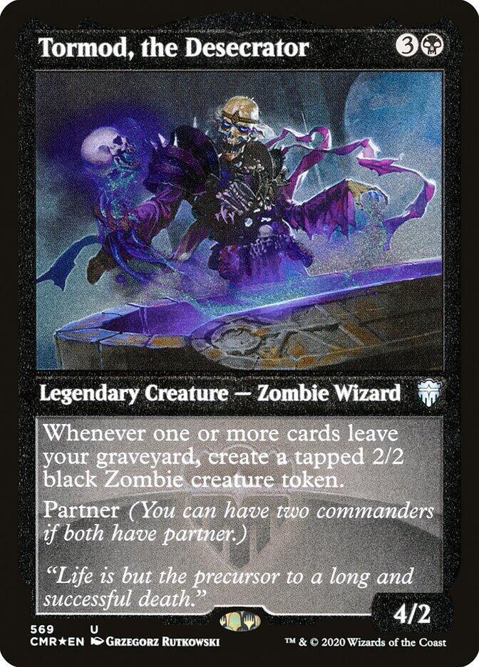 Tormod, the Desecrator (Foil Etched) [Commander Legends] 569