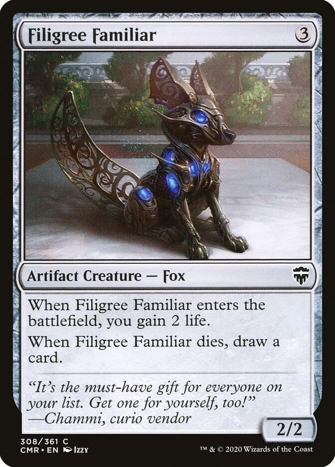 Filigree Familiar [Commander Legends] 308