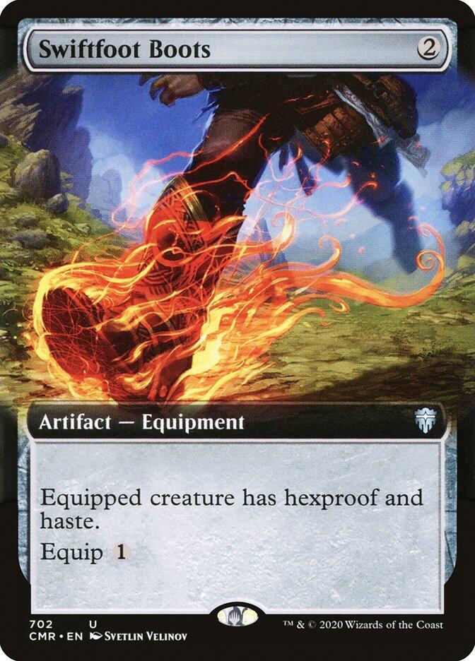 Swiftfoot Boots (Extended Art) [Commander Legends] 702