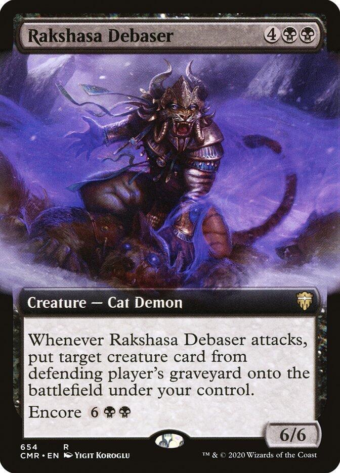 Rakshasa Debaser (Extended Art) [Commander Legends] 654