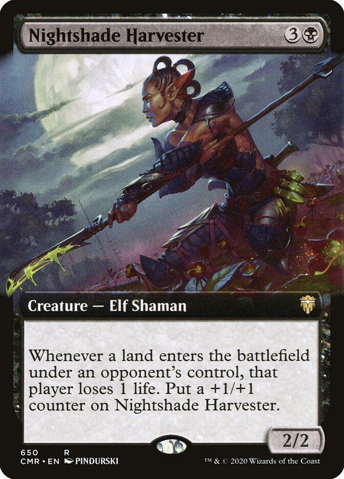 Nightshade Harvester (Extended Art) [Commander Legends] 650