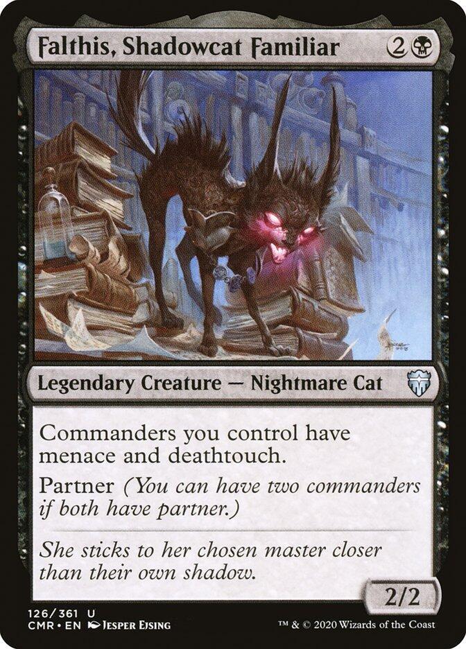 Falthis, Shadowcat Familiar [Commander Legends] 126