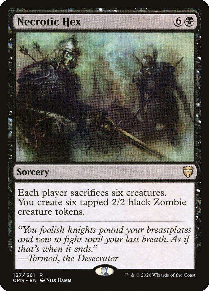 Necrotic Hex [Commander Legends] 137