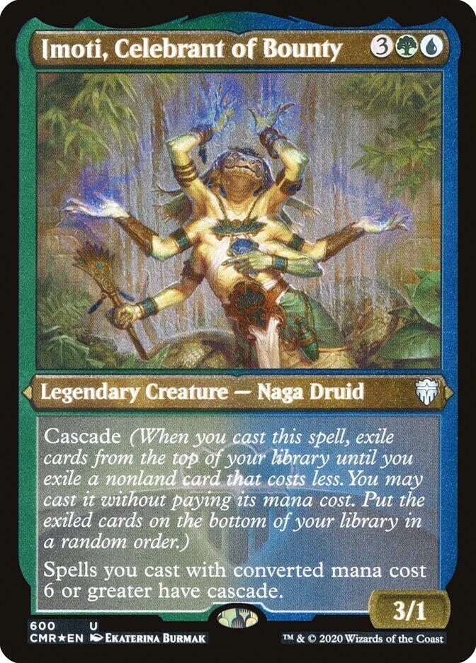 Imoti, Celebrant of Bounty (Foil Etched) [Commander Legends] 600