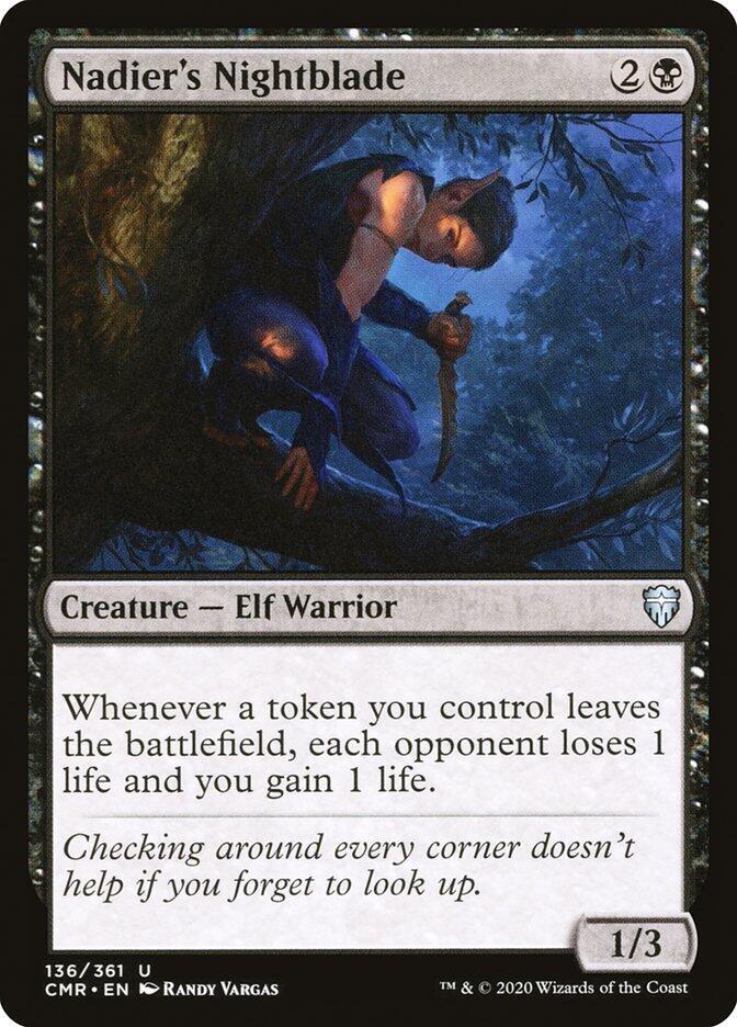 Nadier's Nightblade [Commander Legends] 136