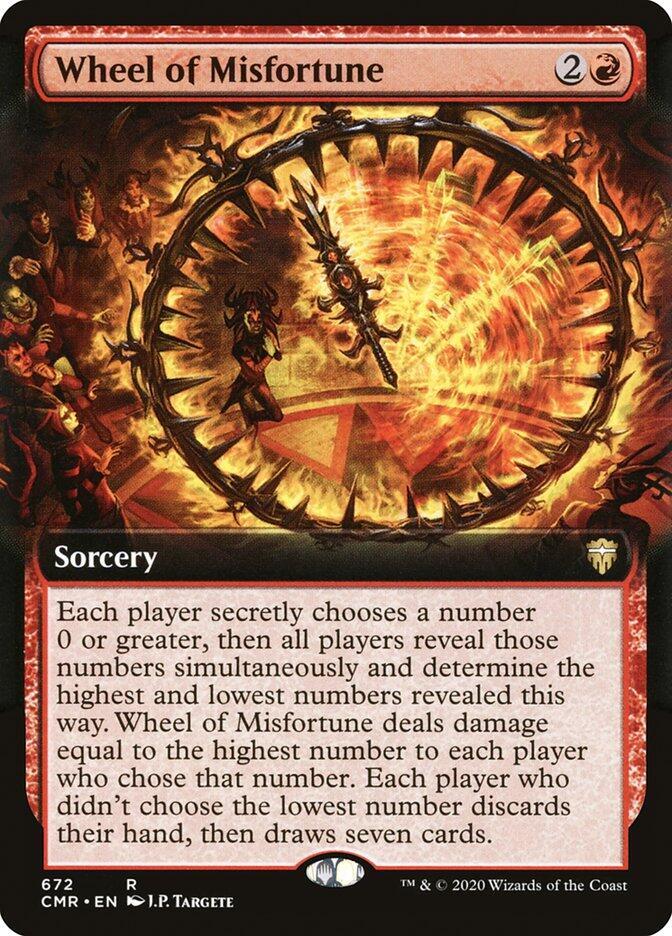 Wheel of Misfortune (Extended Art) [Commander Legends] 672