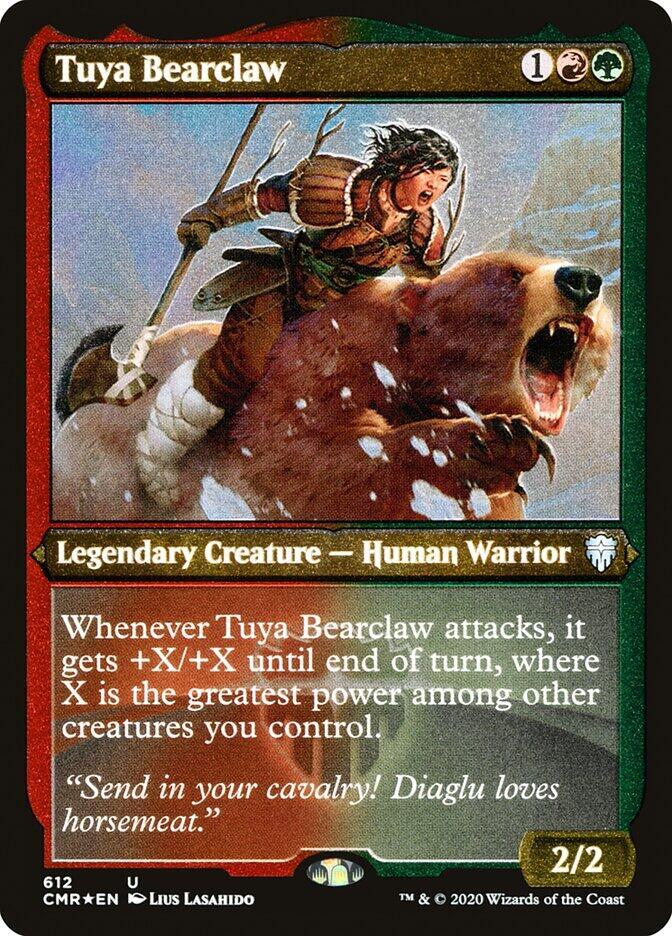 Tuya Bearclaw (Foil Etched) [Commander Legends] 612