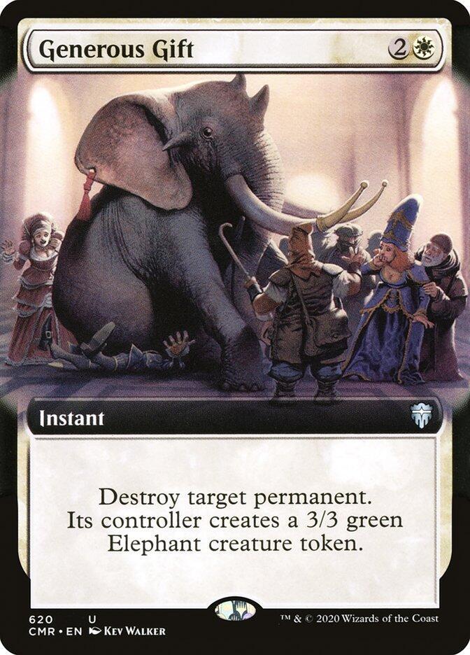 Generous Gift (Extended Art) [Commander Legends] 620