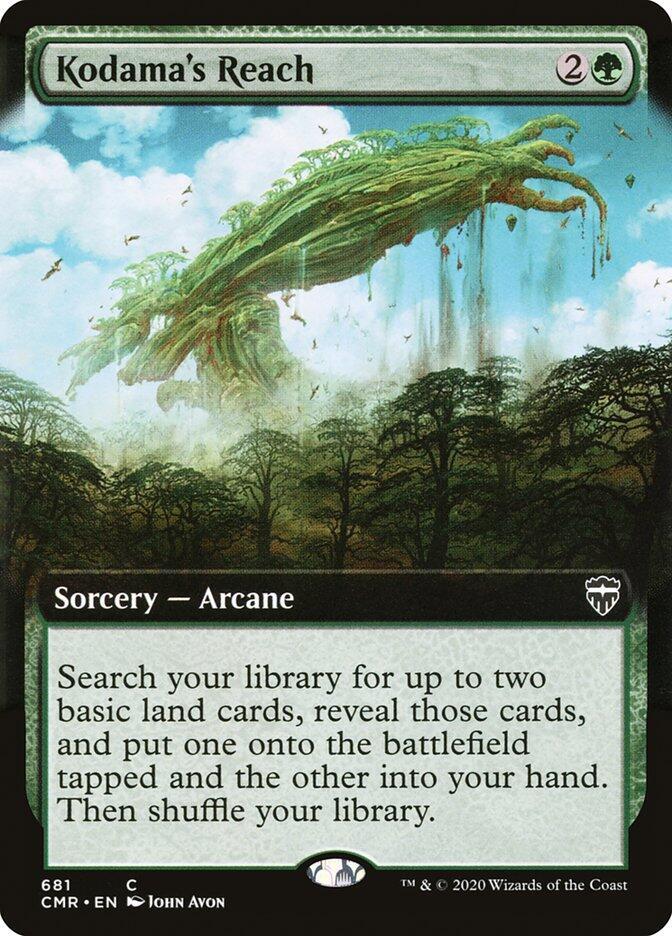 Kodama's Reach (Extended Art) [Commander Legends] 681