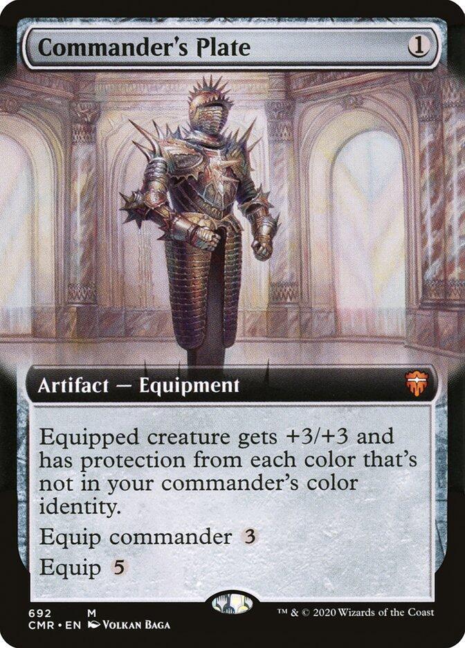 Commander's Plate (Extended Art) [Commander Legends] 692