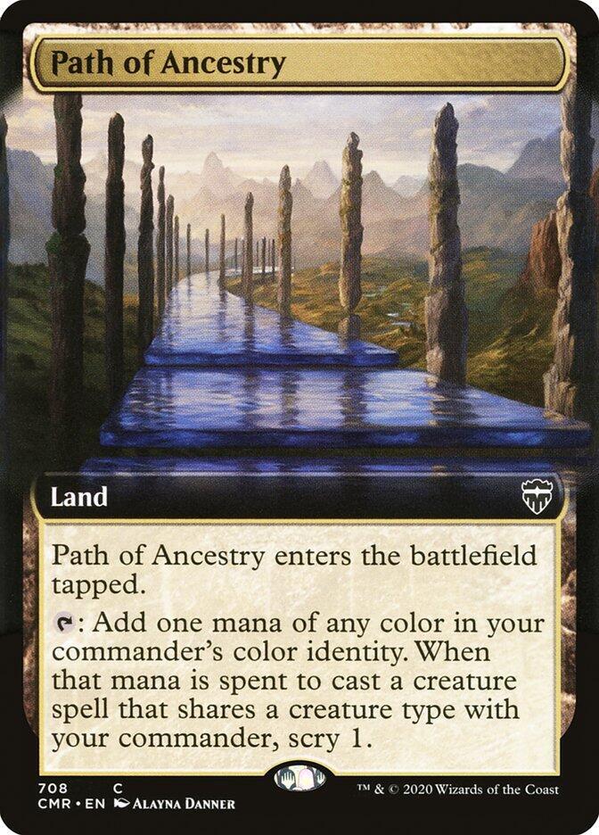 Path of Ancestry (Extended Art) [Commander Legends] 708