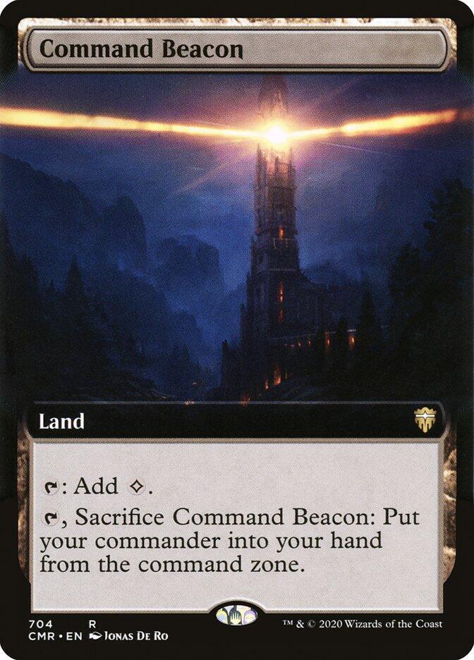 Command Beacon (Extended Art) [Commander Legends] 704
