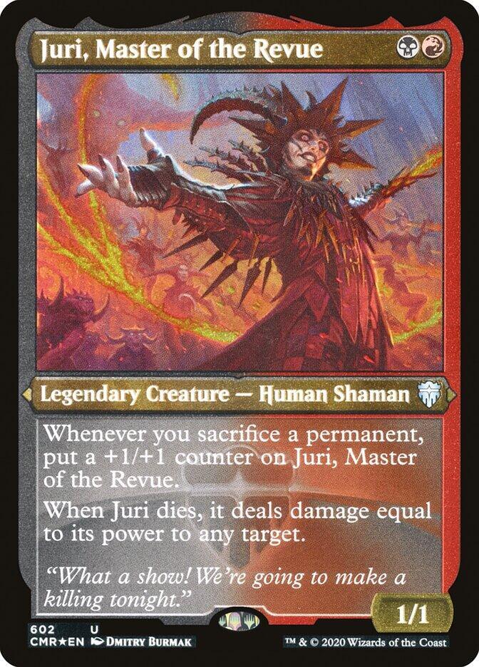 Juri, Master of the Revue (Foil Etched) [Commander Legends] 602