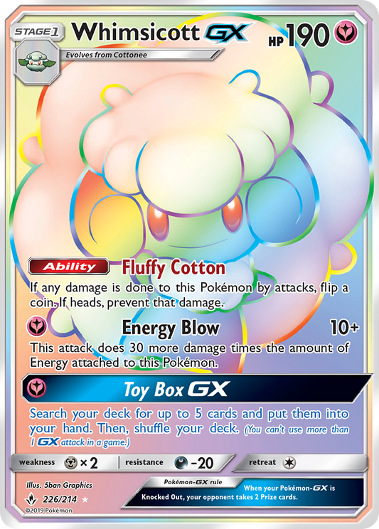 Whimsicott-GX - 226/214 Unbroken Bonds