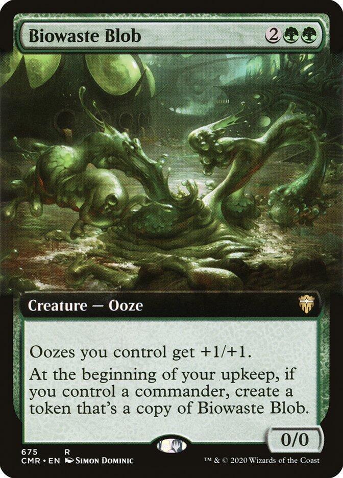 Biowaste Blob (Extended Art) [Commander Legends] 675
