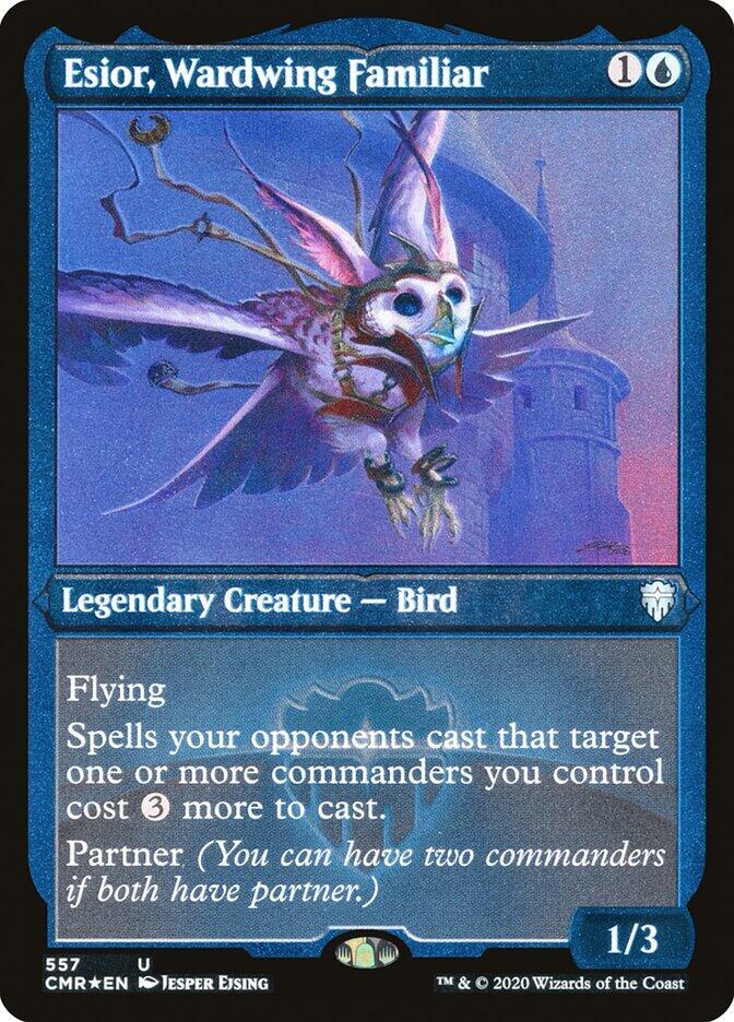 Esior, Wardwing Familiar (Foil Etched) [Commander Legends] 557
