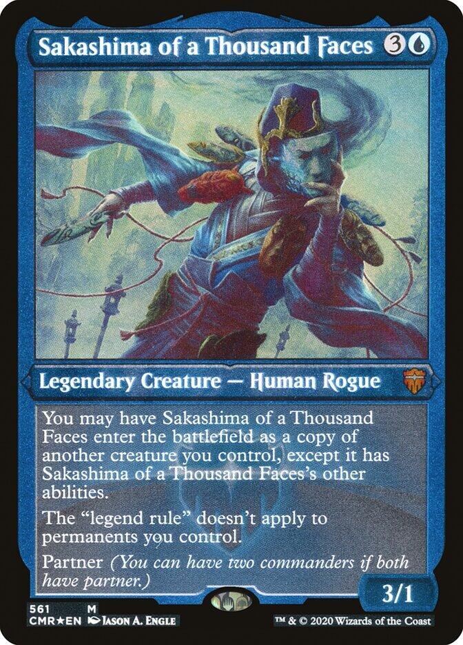 Sakashima of a Thousand Faces (Foil Etched) [Commander Legends] 561