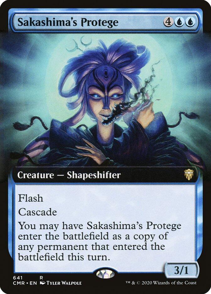 Sakashima's Protege (Extended Art) [Commander Legends] 641