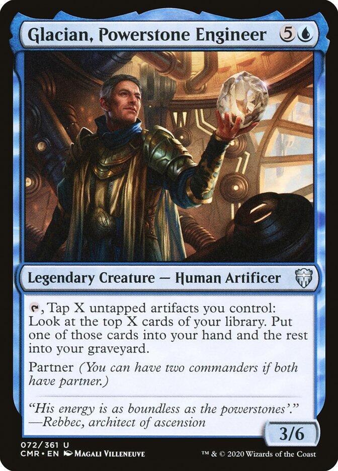 Glacian, Powerstone Engineer [Commander Legends] 72