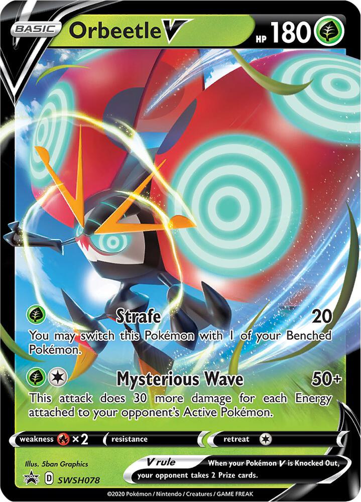 Orbeetle V - SWSH078 [SWSH: Sword & Shield Promo Cards] SWSH078