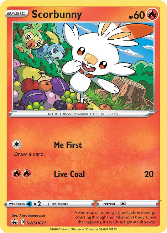 Scorbunny - SWSH071 [SWSH: Sword & Shield Promo Cards] SWSH071