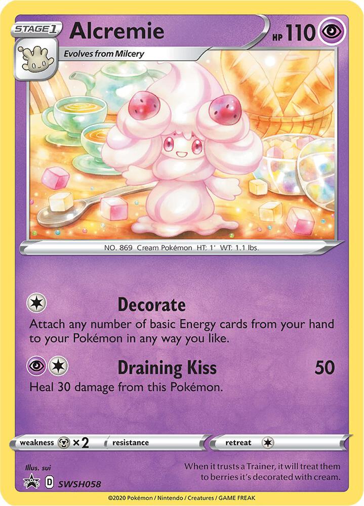 Alcremie - SWSH058 [SWSH: Sword & Shield Promo Cards] SWSH058