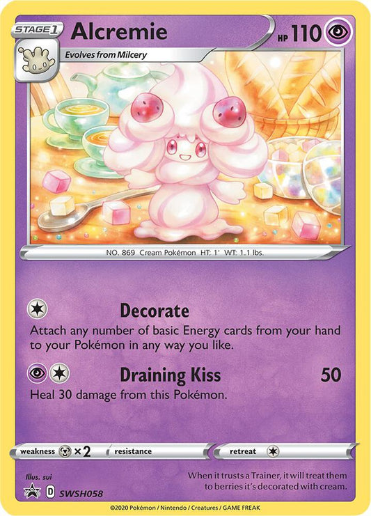 Alcremie - SWSH058 [SWSH: Sword & Shield Promo Cards] SWSH058